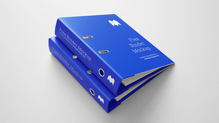 Free Binder Mockup