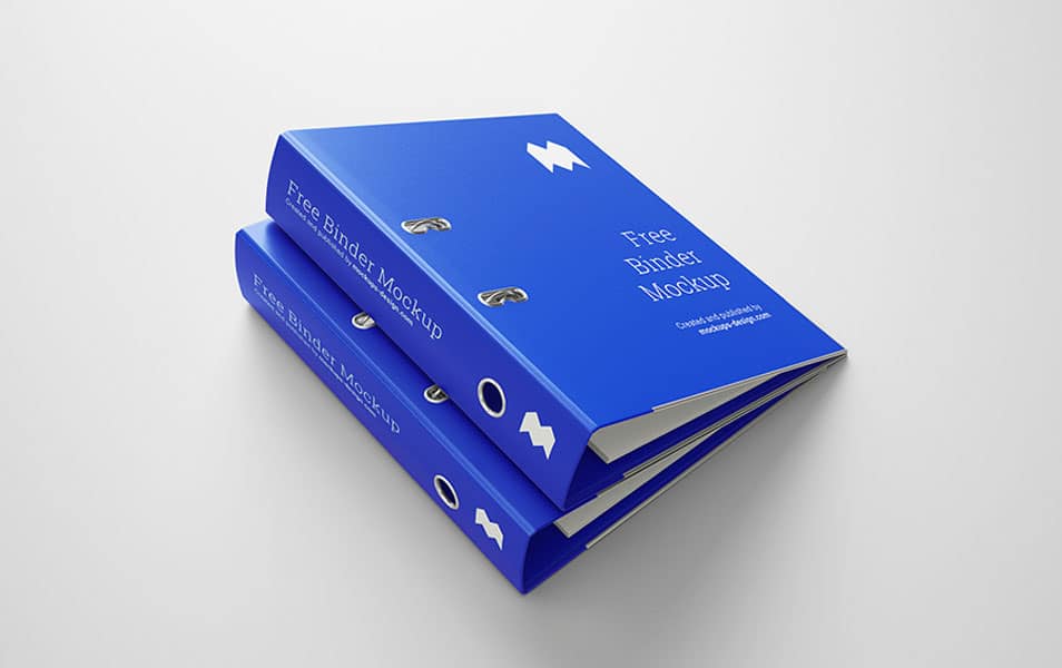 Free Binder Mockup