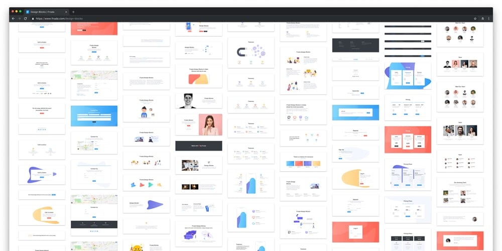 Froala Design Blocks