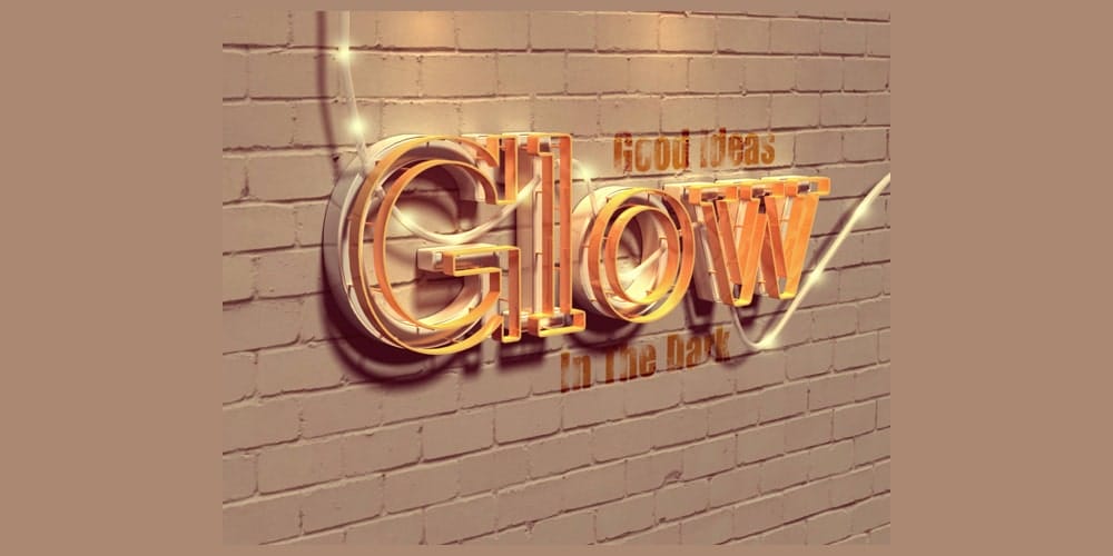 Glowing 3D Text Effect With Filter Forge and Photoshop