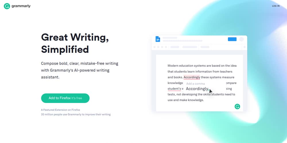 Best Chrome Extensions for Designers 1 Grammarly