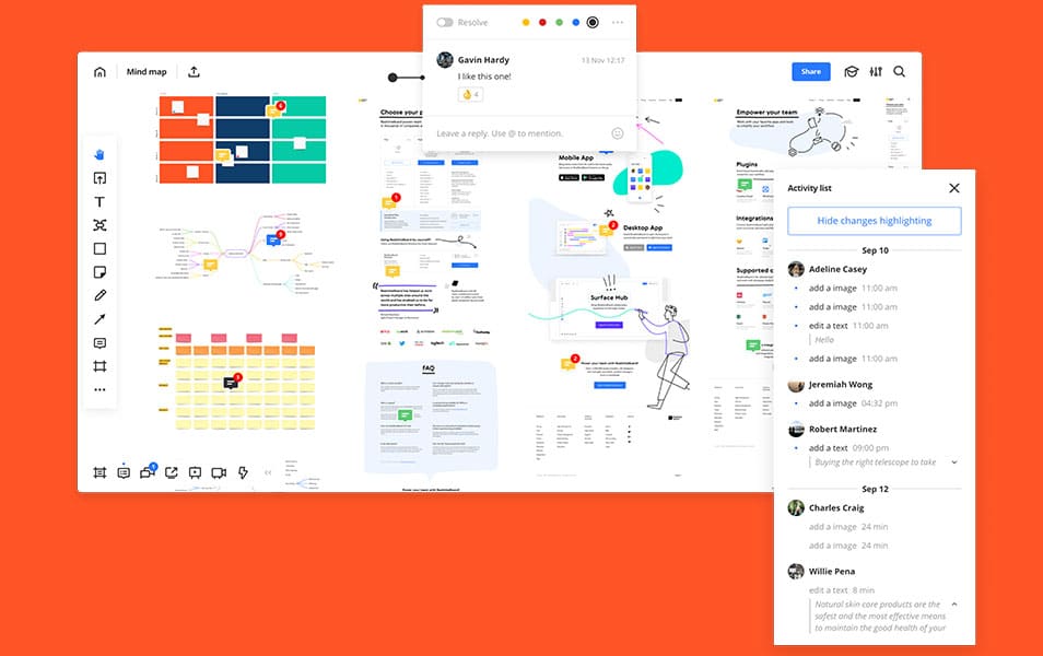 Miro Mind Mapping Tool