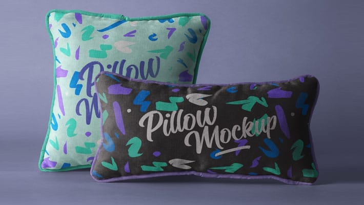 PSD Throw Pillow Mockup Set
