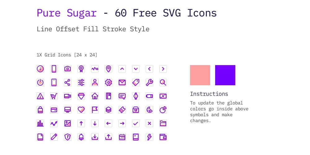 Latest Collection of Free SVG Icons & Illustrations 221 Pure Sugar Free SVG Icons