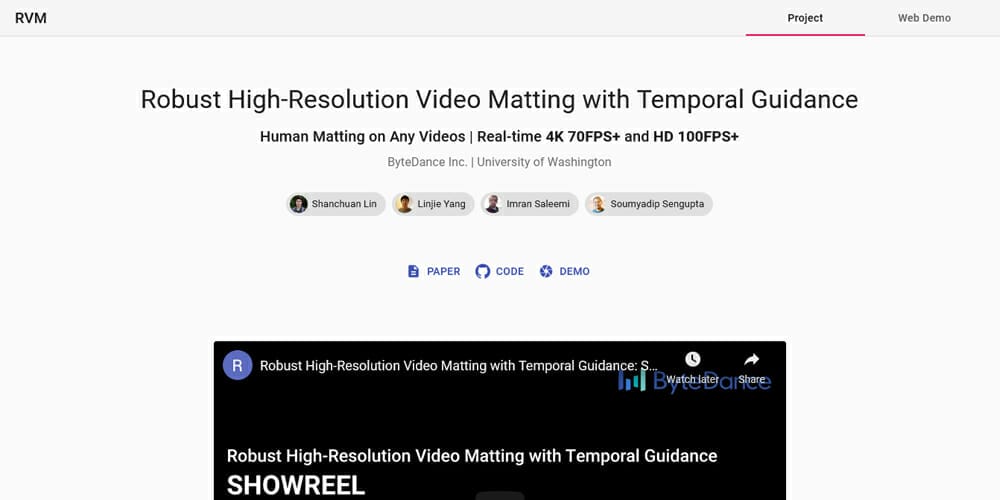 Image Background Remover Tools 81 Robust Video Matting
