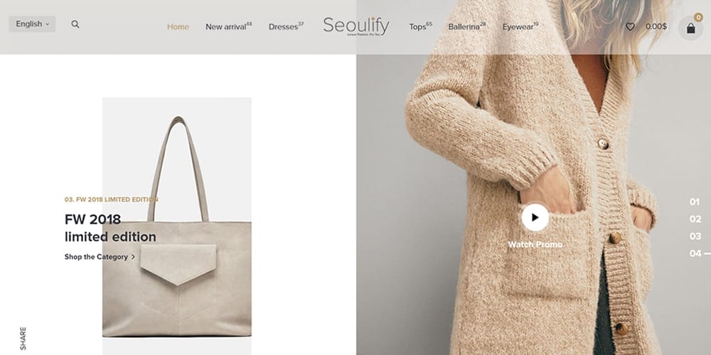 Seoulify Fashion store Web Template