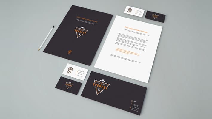 Simple Stationery Psd Mockup Css Author