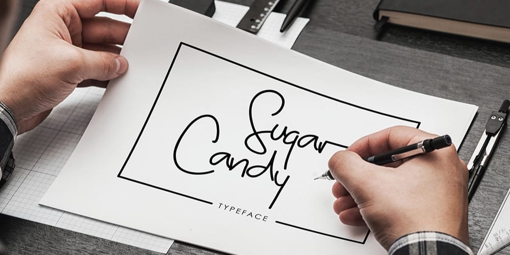 Sugar Candy Signature Typeface