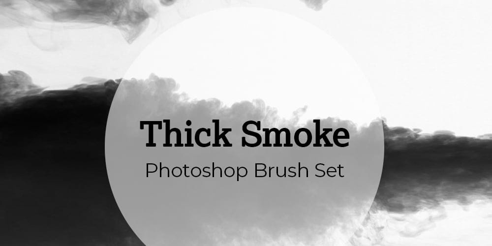 Thick Smoke Photoshop Brush