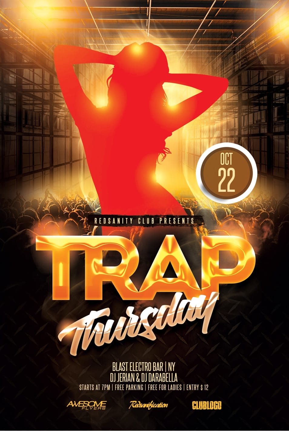 Trap Thursday Flyer Template PSD