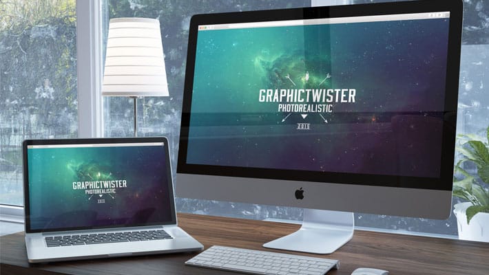 Unique Workspace Mockup