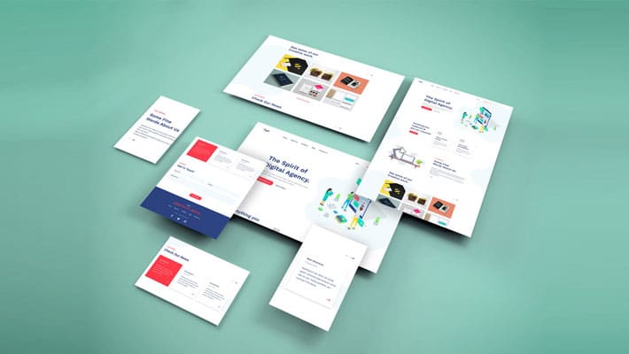 Web Elements PSD Mockup