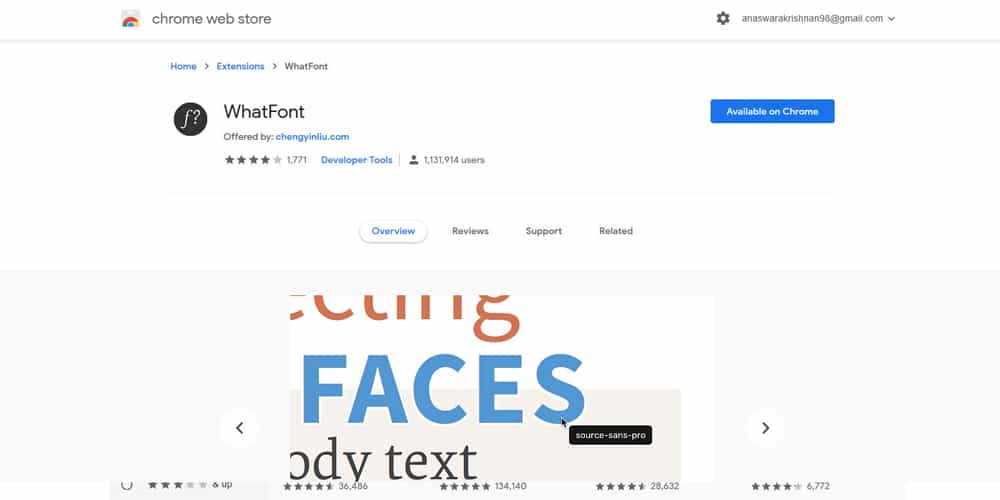 Best Chrome Extensions for Designers 2 WhatFont