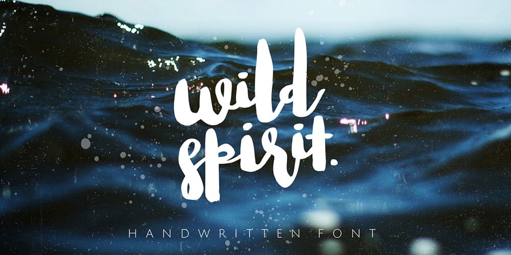 Wild Spirit Brush Font