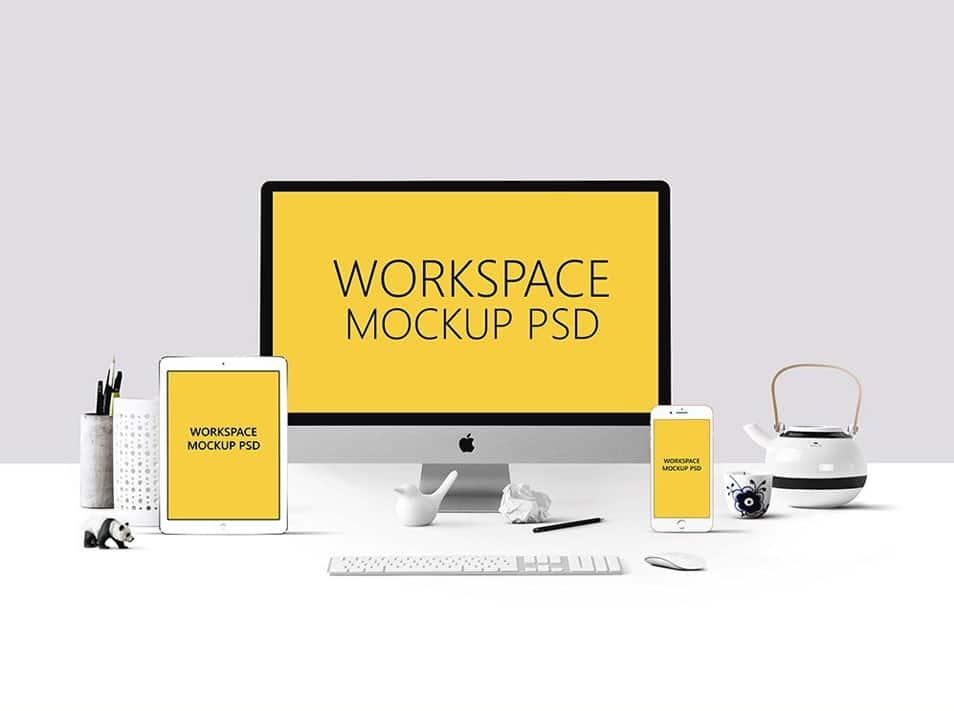 Workspace Mockup PSD