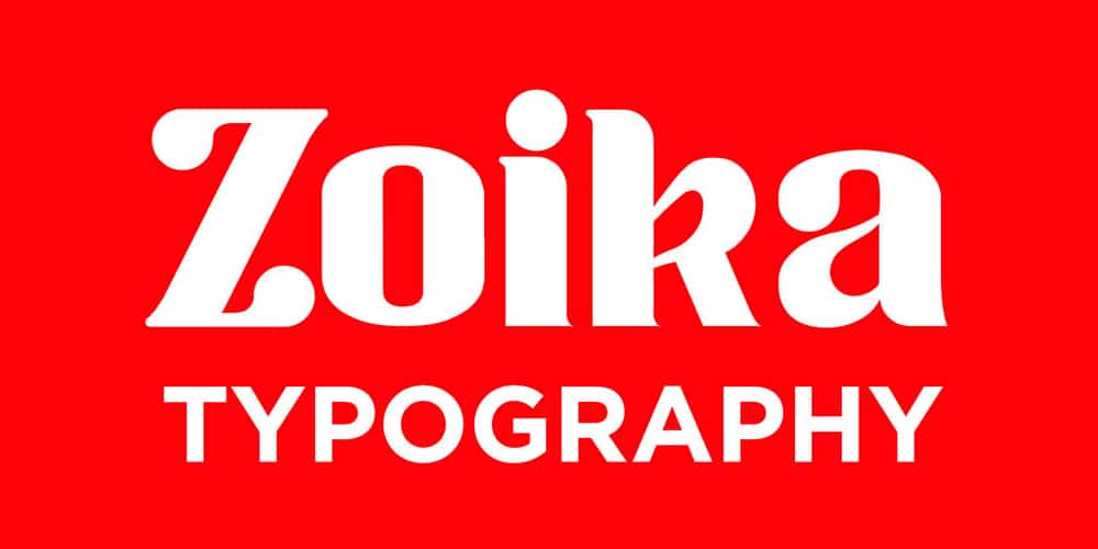 Zoika Display Font