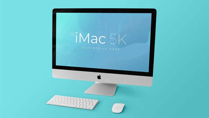 iMac 27-inch Retina 5K Mockup