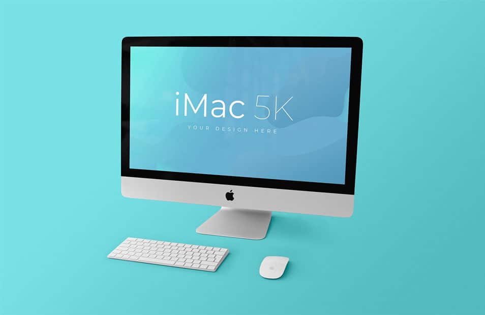 iMac 27-inch Retina 5K Mockup