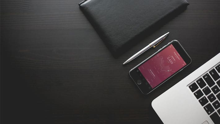 iPhone on a Black Table