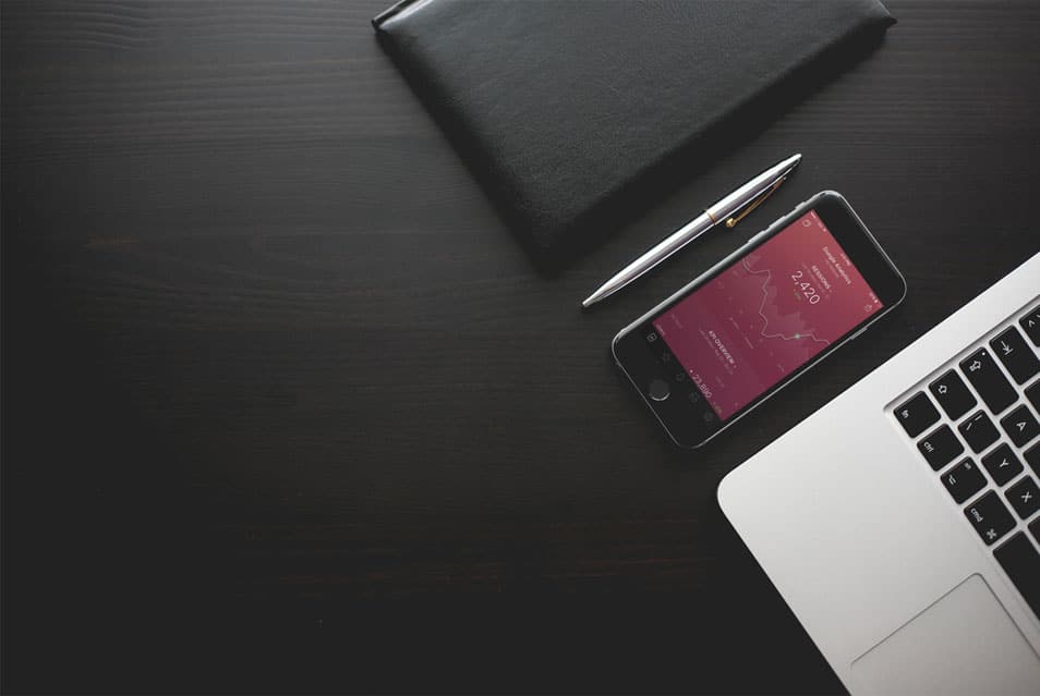 iPhone on a Black Table