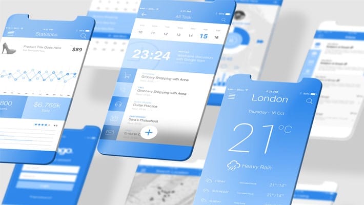 2 Free Latest iOS App Mockups