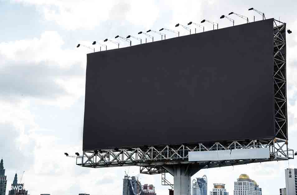Blank Billboard Mockup