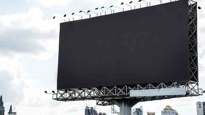 Blank Billboard Mockup