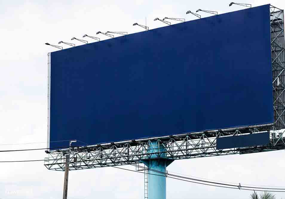 Blank Bill Board Mockup
