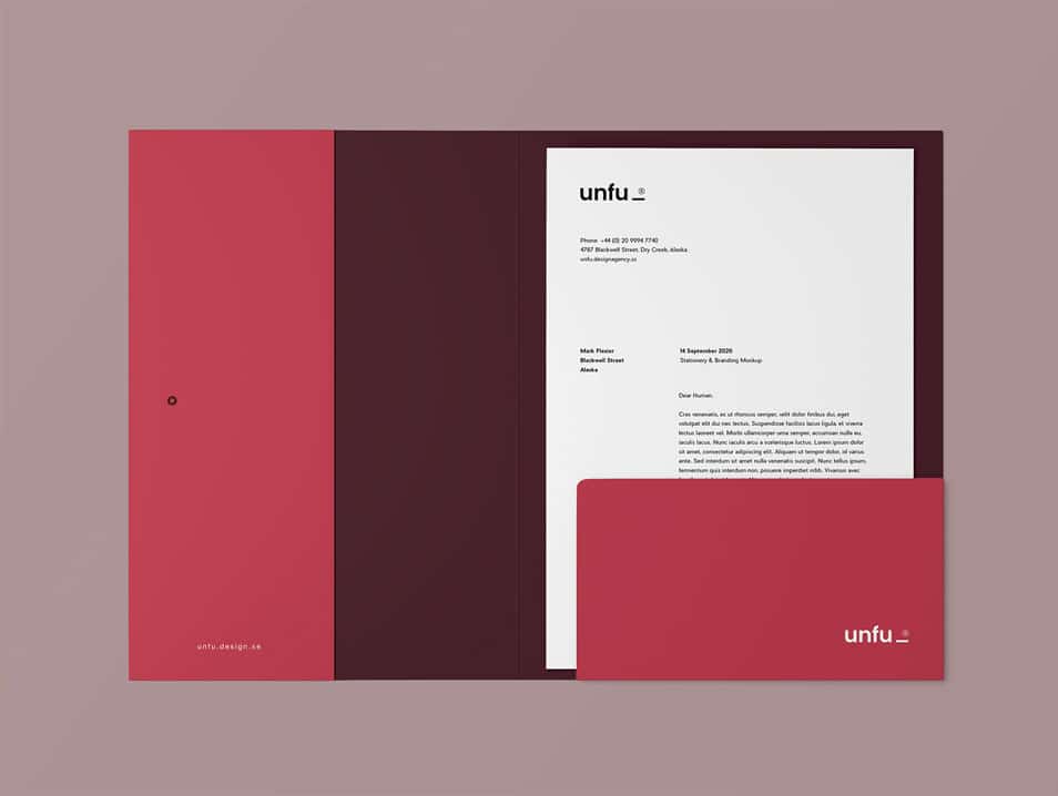 Branding Folder Mockup
