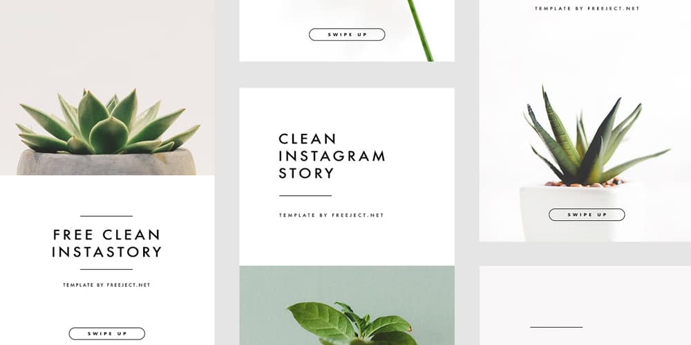 Clean Instagram Story Template PSD