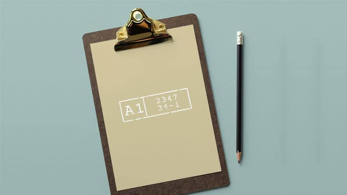 Clipboard with a Document Mockup