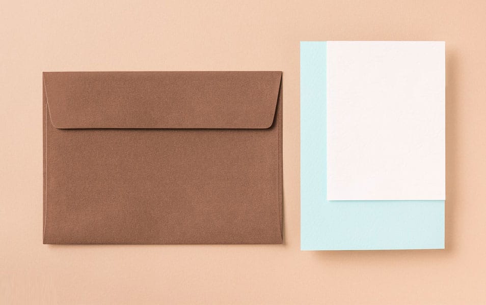 Closed Envelope Mockups with Invitation Cards