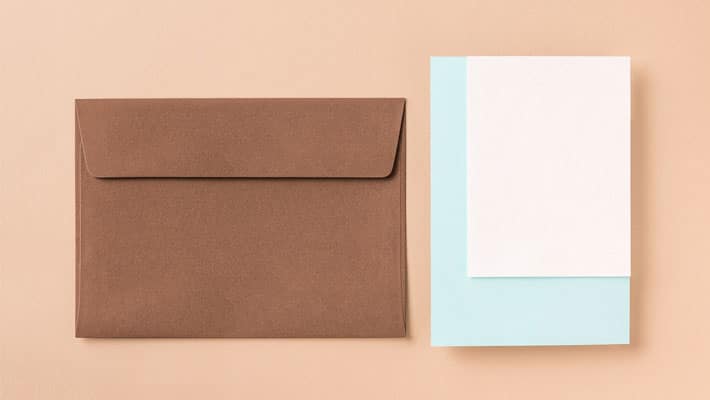 Closed Envelope Mockups with Invitation Cards