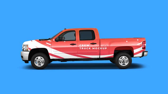 Crew Truck Mockup