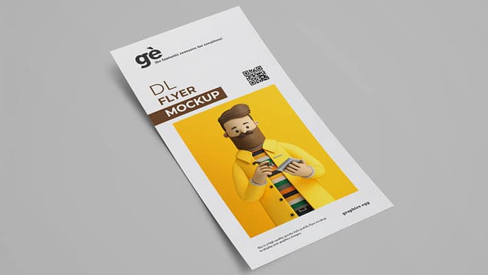 DL Flyer PSD Mockup