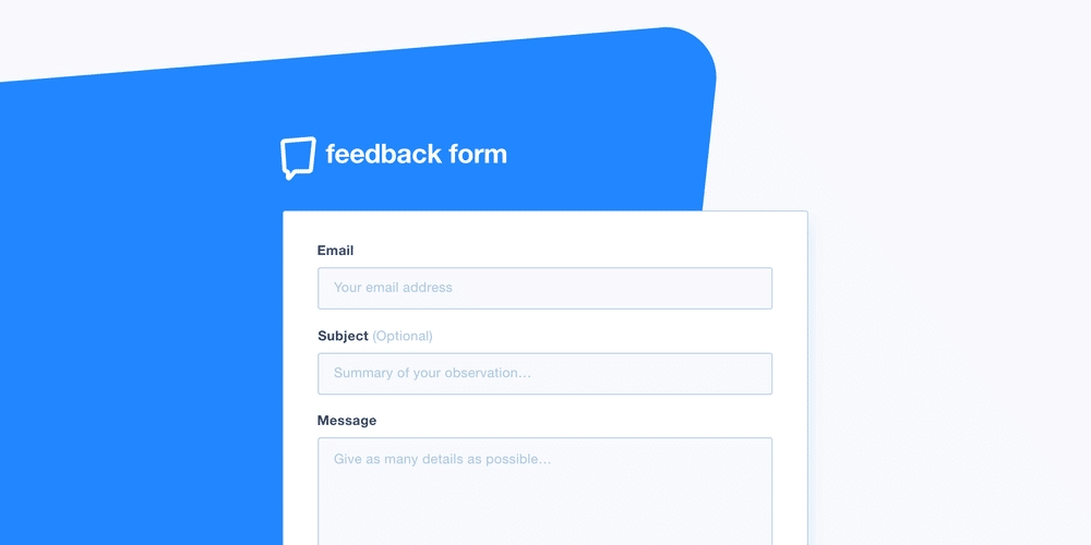 Feedback-Form