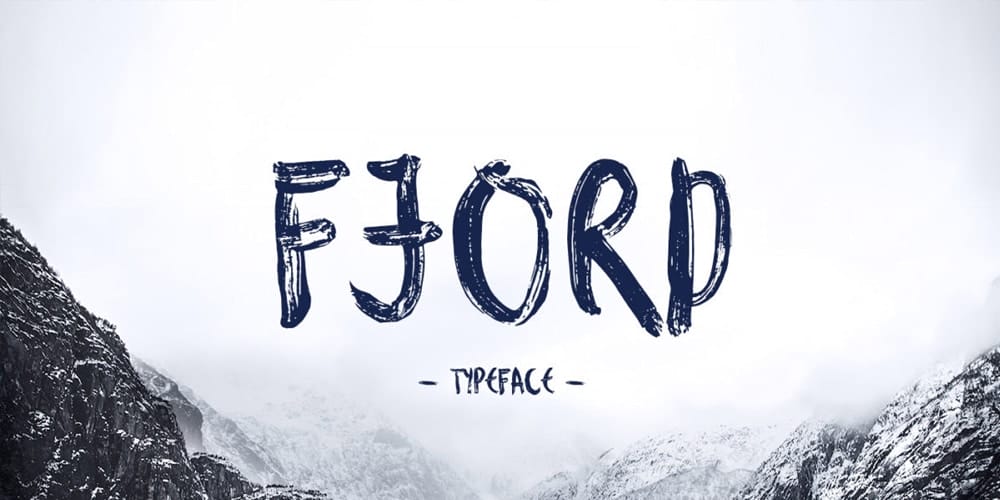 Fjord Brush Font