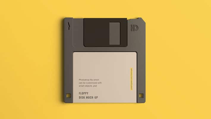 Floppy Disk Mockup