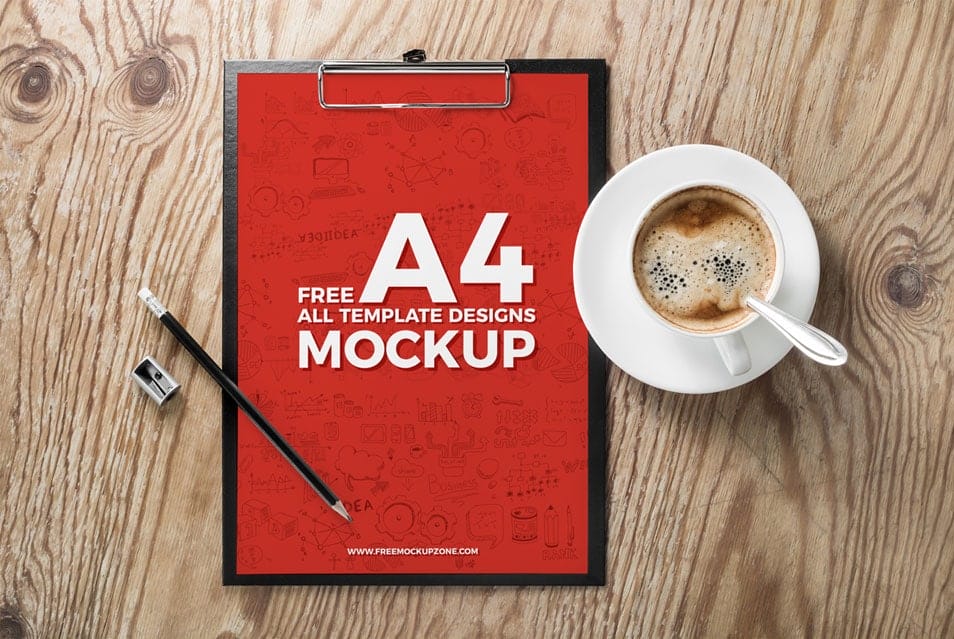 Free A4 All Template Designs Mockup