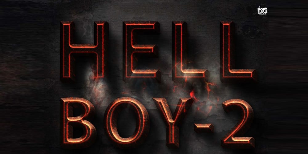 Latest Free Photoshop Text Styles & Effects 180 Free Burned Text Effect PSD