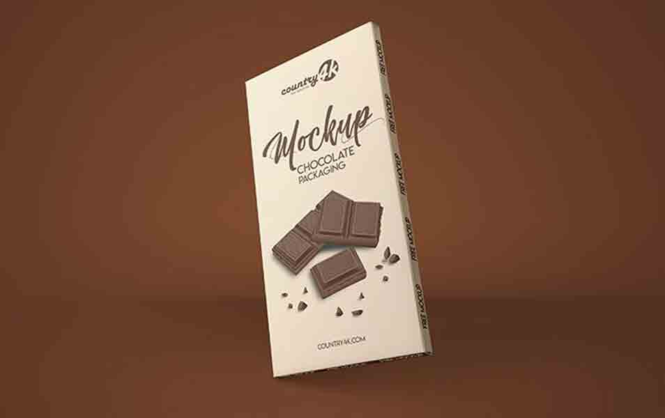Free Chocolate Packaging PSD MockUp in 4k