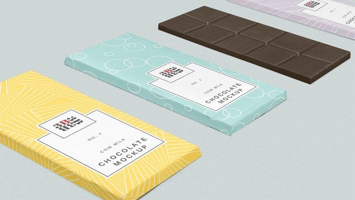Free Cool Chocolate Bar Mockup