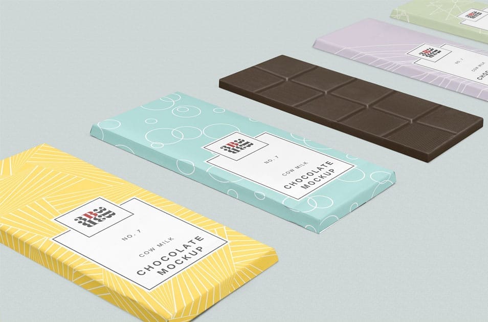Free Cool Chocolate Bar Mockup