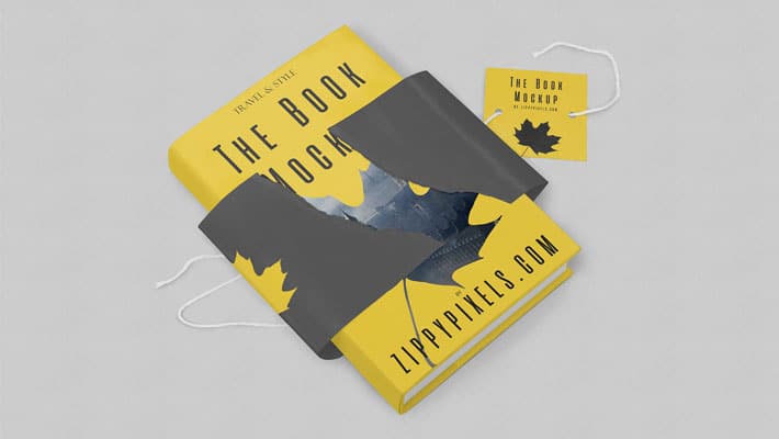Free Customizable Hardcover Mockup