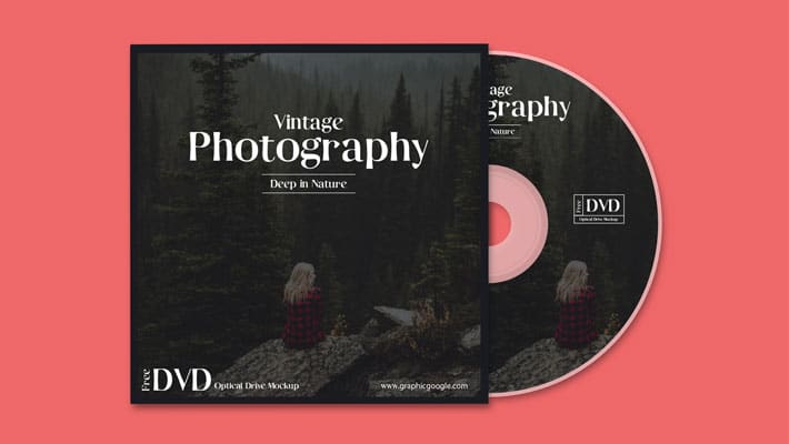 Free DVD Optical Drive Mockup