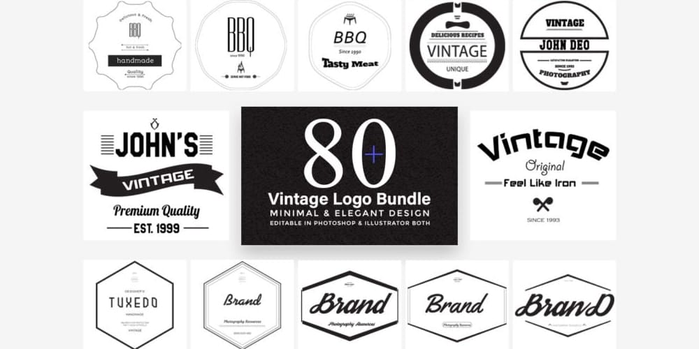 Free Elegant Vintage Logo Templates