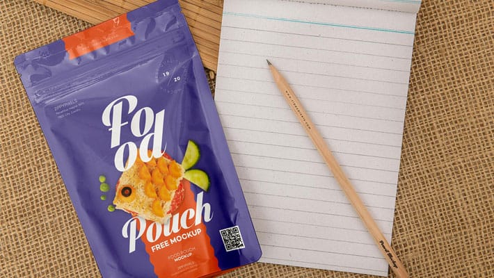 Free Food Pack Mockup