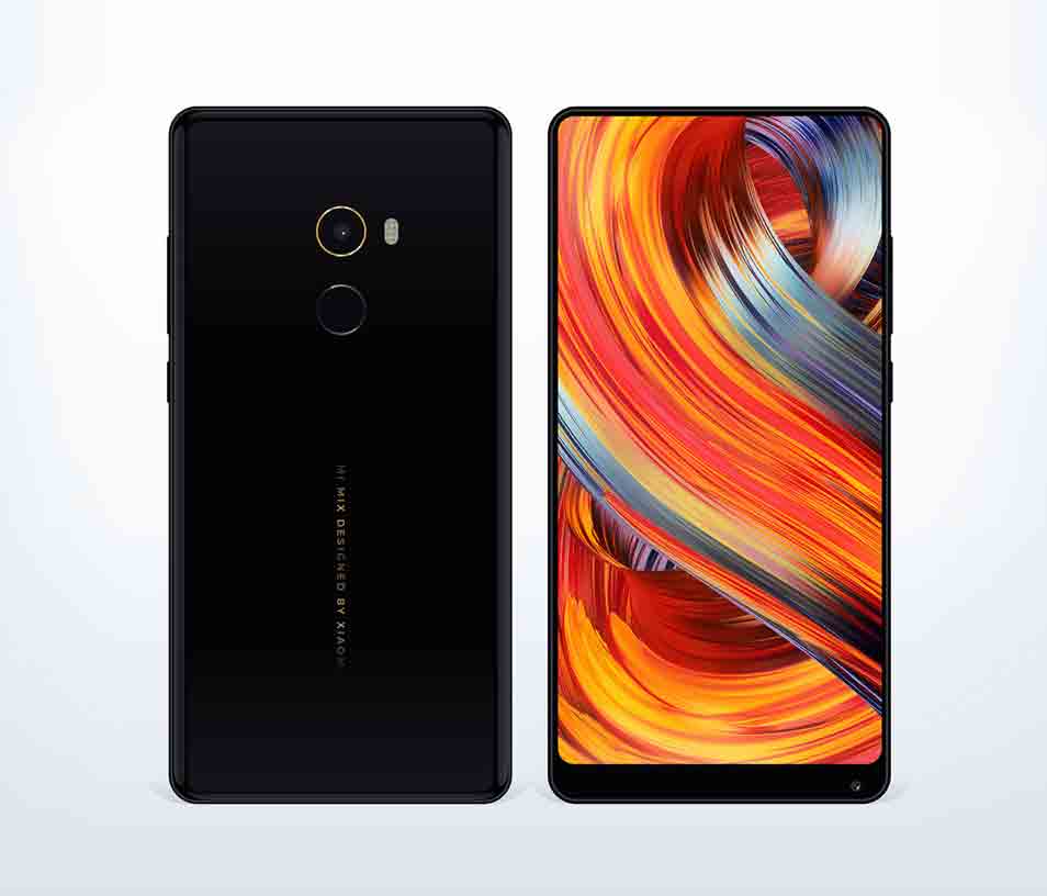 Free Hi-Detailed Xiaomi Mi MIX 2 Mockup Ai, EPS & PSD