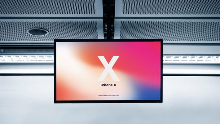 Free LCD Display Mockup For Advertisement