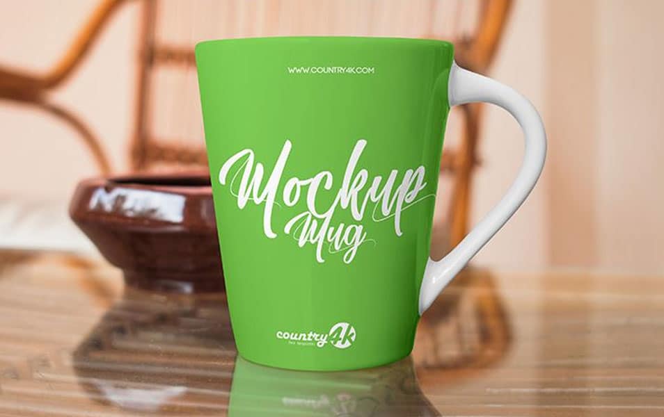 Free Mug PSD MockUp in 4k